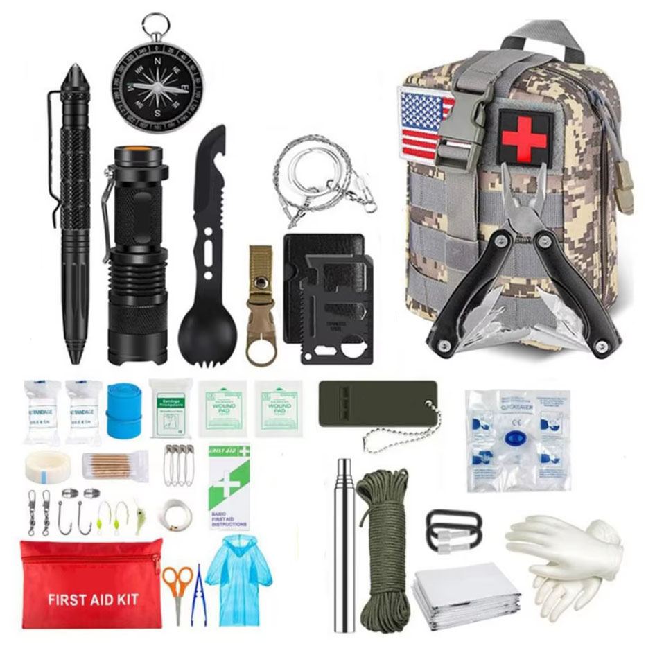 Camping Cooking Set With Bag - Аптечка первой помощи для выживания, полный