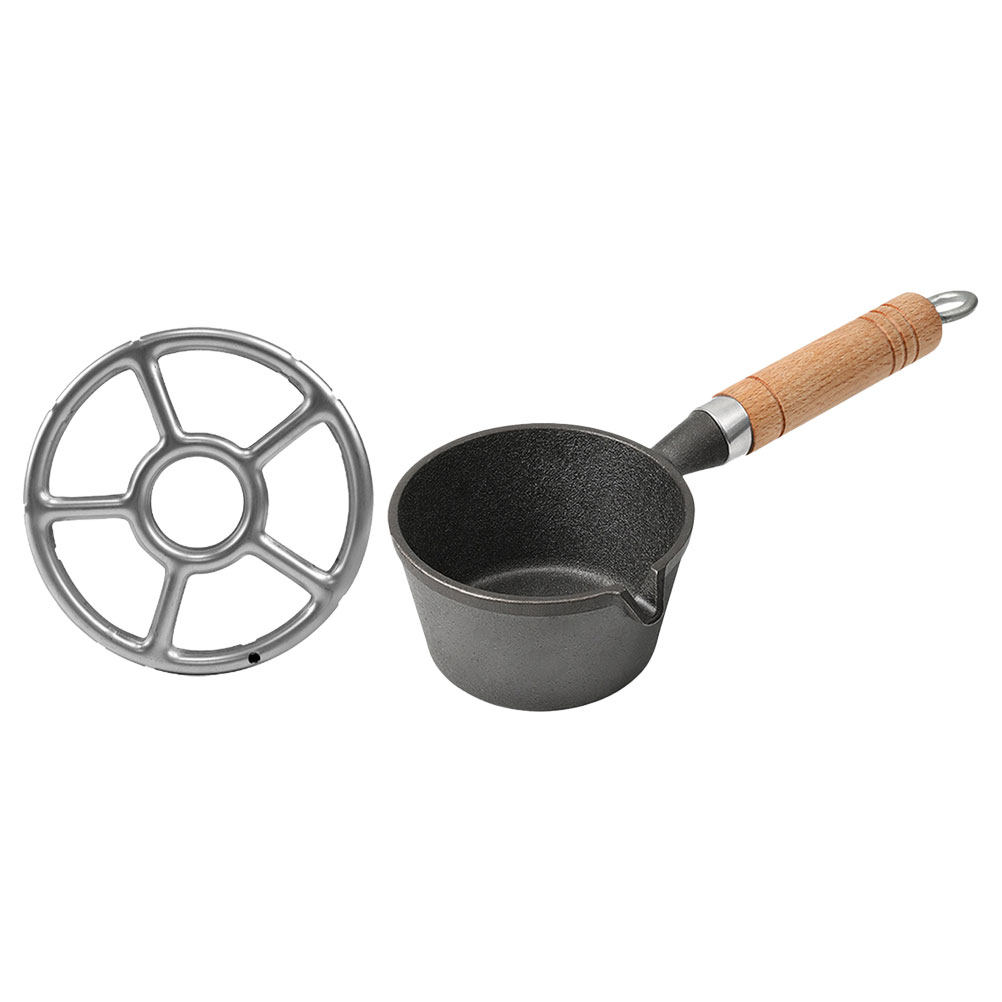 Camping Cooking Flat Top - Миниатюрная чугунная сковорода для яиц в