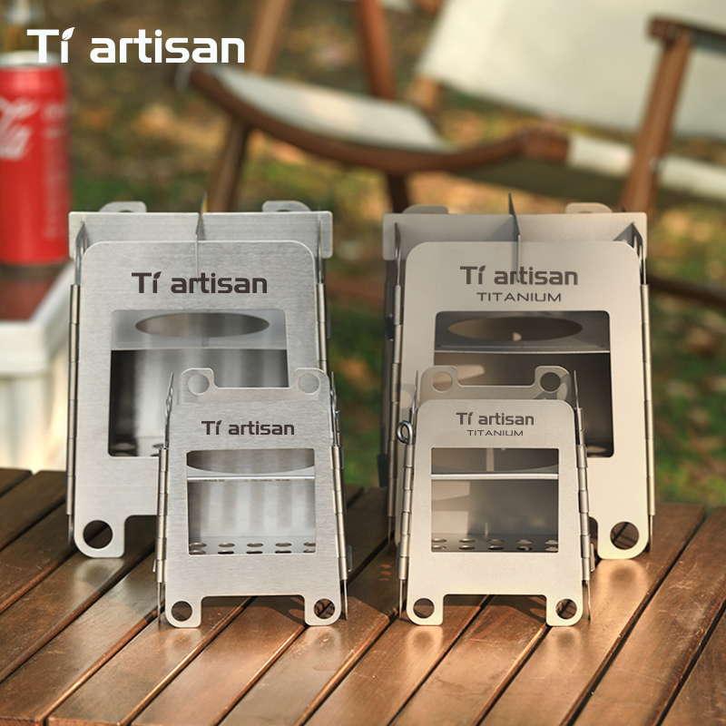Camping Cooking Set With Bag - Портативная походная печь Tiartisan из нержавеющей