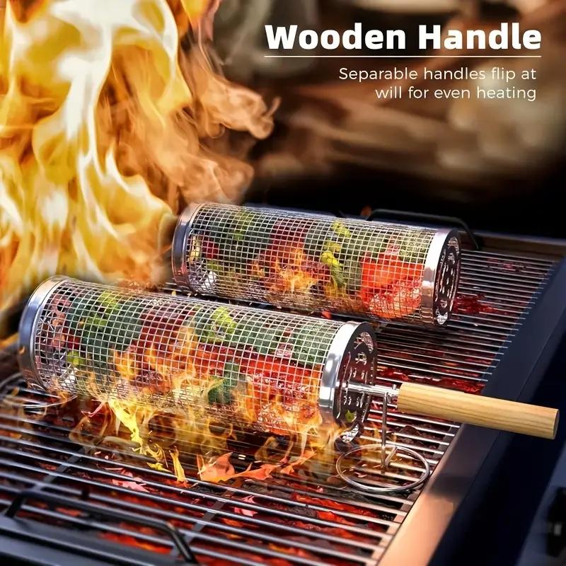Camping Cooking Basket - Набор круглых решеток для гриля из