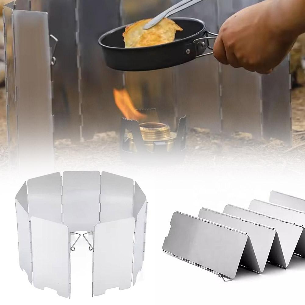 Camping Cooking Tripod - Уличные складные ветрозащитные плиты для кемпинга,