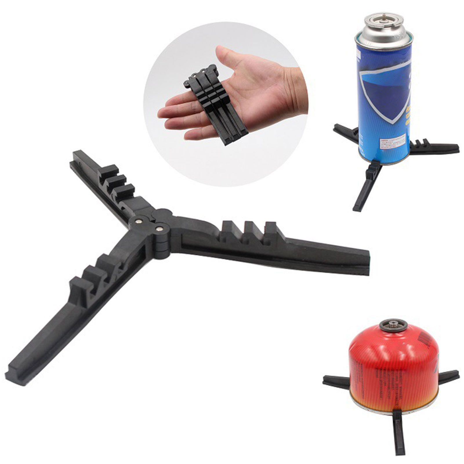 Camping Cooking Tripod - Подставка-держатель для газового баллона/горелки для кемпинга