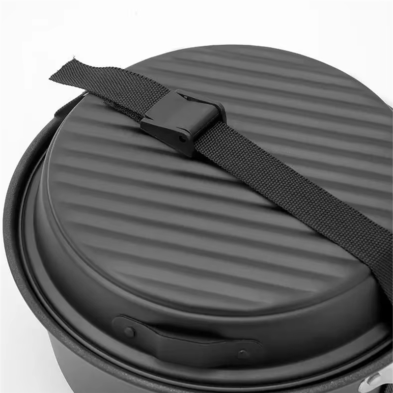 Camping Cooking Set With Kettle - ABJO-5-комплект антипригарной посуды для кемпинга с
