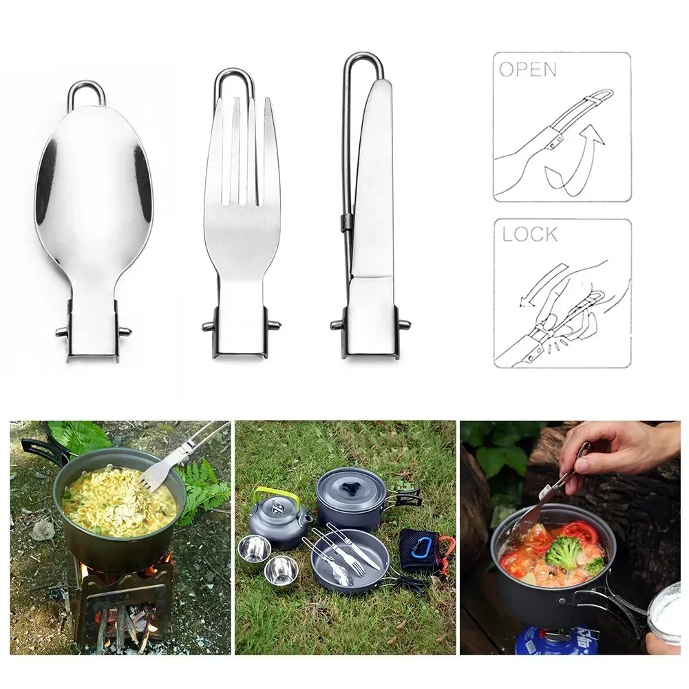 Camping Cooking Knife Set - 1 комплект, набор для приготовления пищи