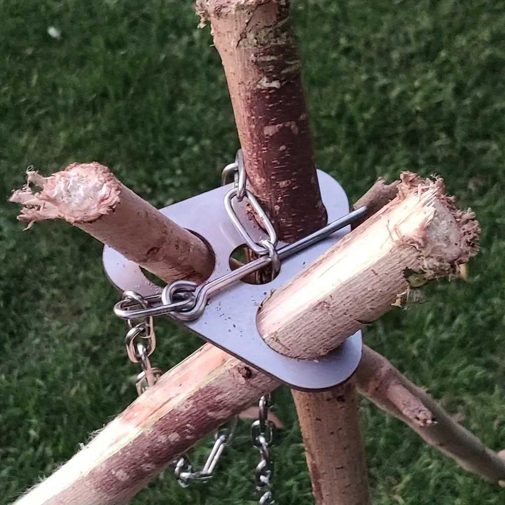 Camping Cooking Tripod - Открытый штатив для барбекю, портативная съемная