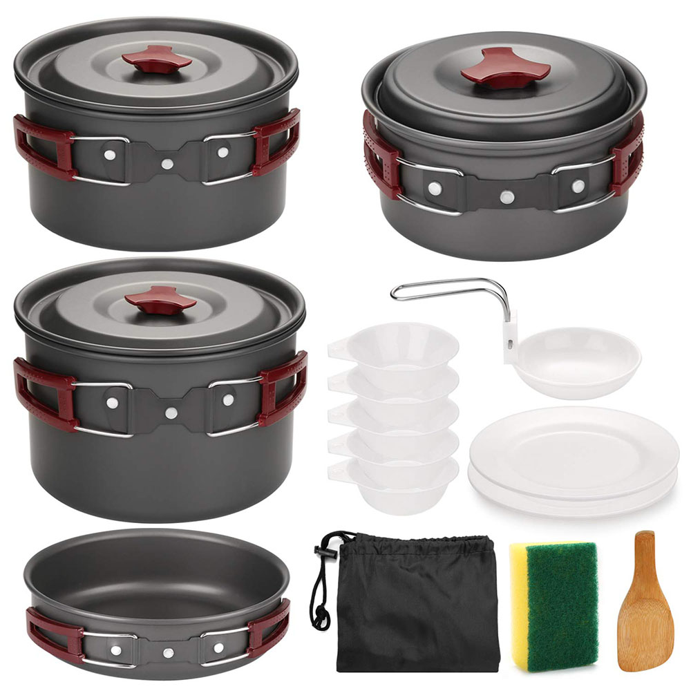 Camping Cooking Basket - Набор посуды для кемпинга на открытом