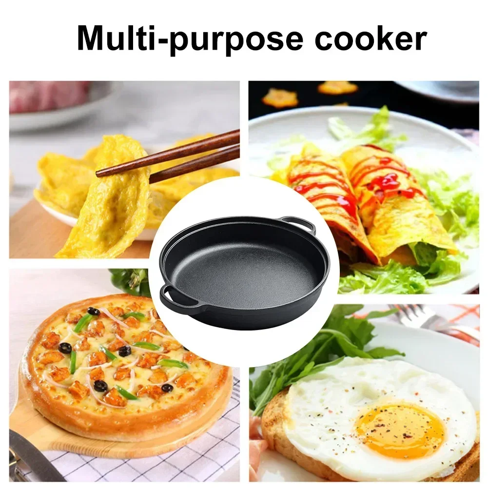 Skillet Cast Iron Camp - Чугунная жаровня с крышкой-сковородой, кастрюля-жаровня с
