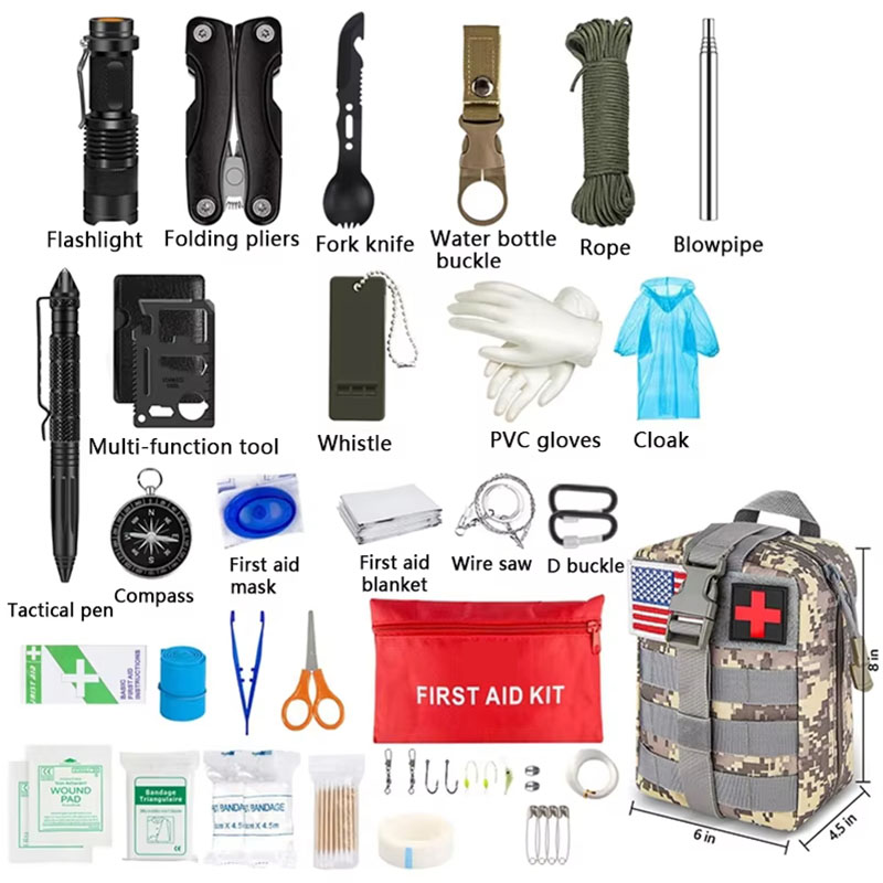 Аптечка первой помощи для выжи – обзор и цена Camping Cooking Set With Bag