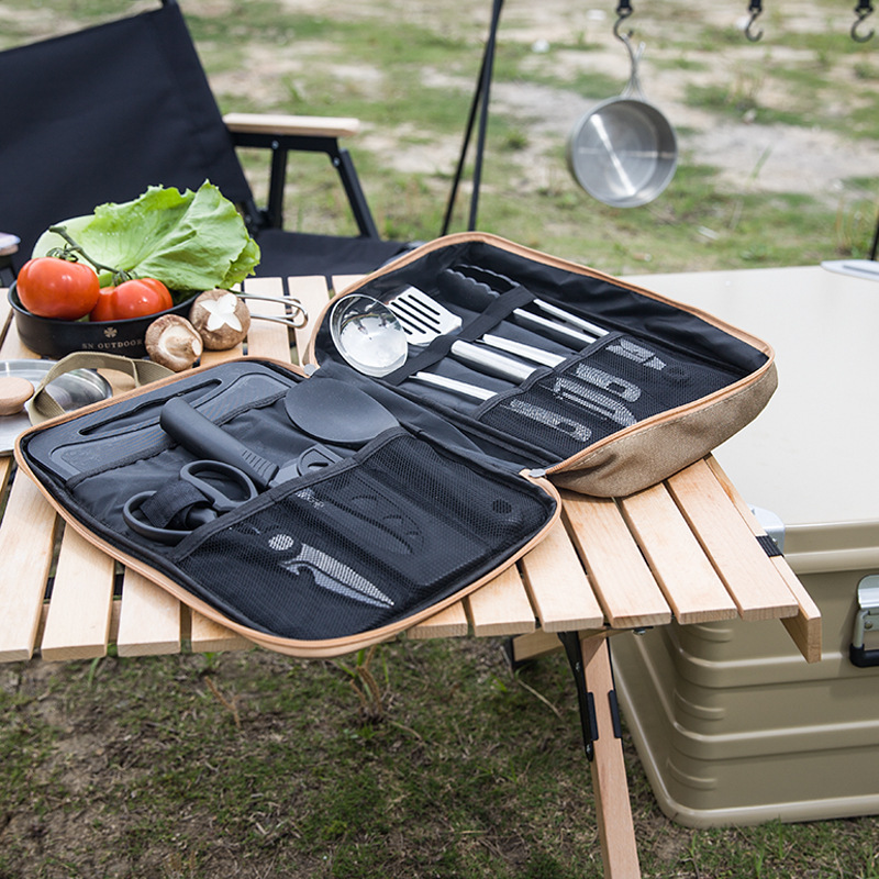 Набор походной кухонной утвари – обзор и цена Camping Cooking Set With Bag
