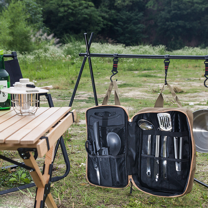 Набор походной кухонной утвари – обзор и цена Camping Cooking Set With Bag