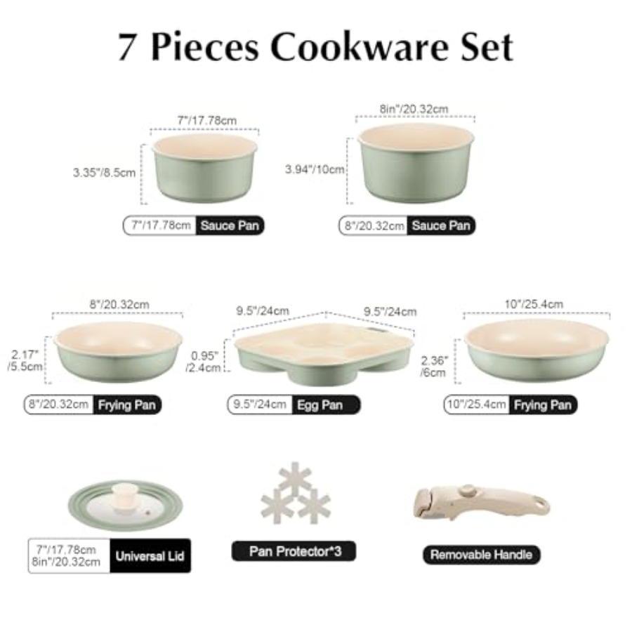 Набор керамической посуды с ан – обзор и цена Camping Cooking Set Detachable Handle