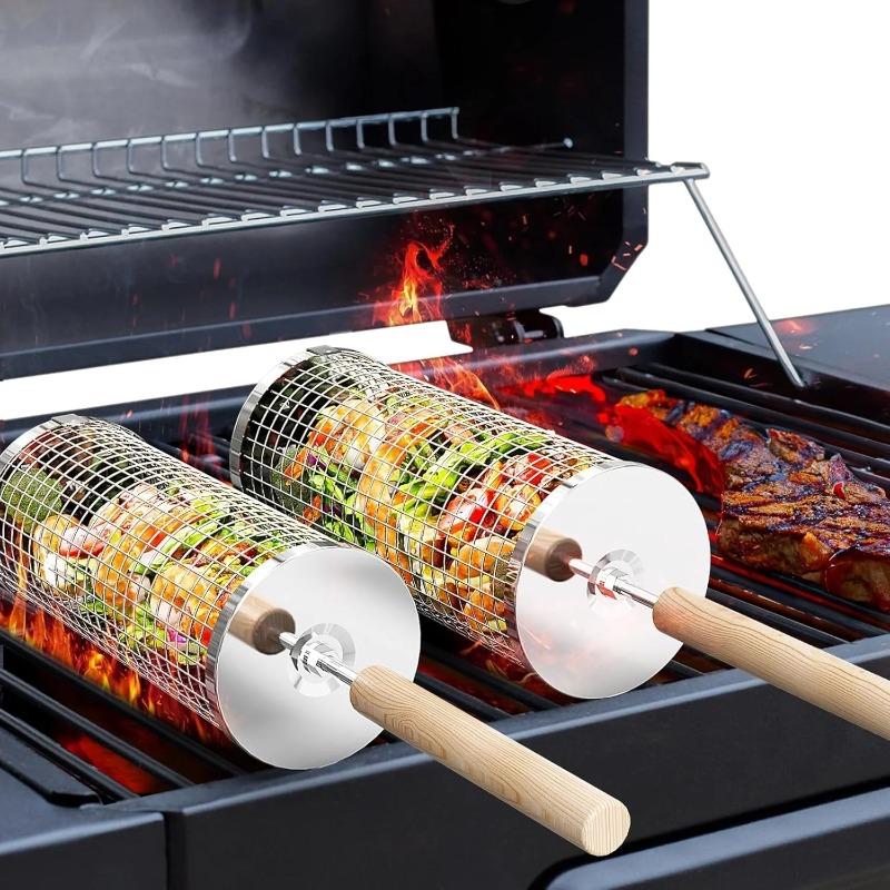 Набор круглых решеток для грил – обзор и цена Camping Cooking Basket
