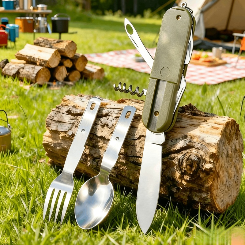 Набор столовых приборов из нер – обзор и цена Camping Cooking Knife Set