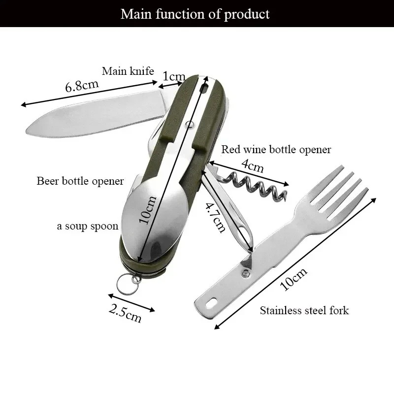 Набор столовых приборов из нер – обзор и цена Camping Cooking Knife Set