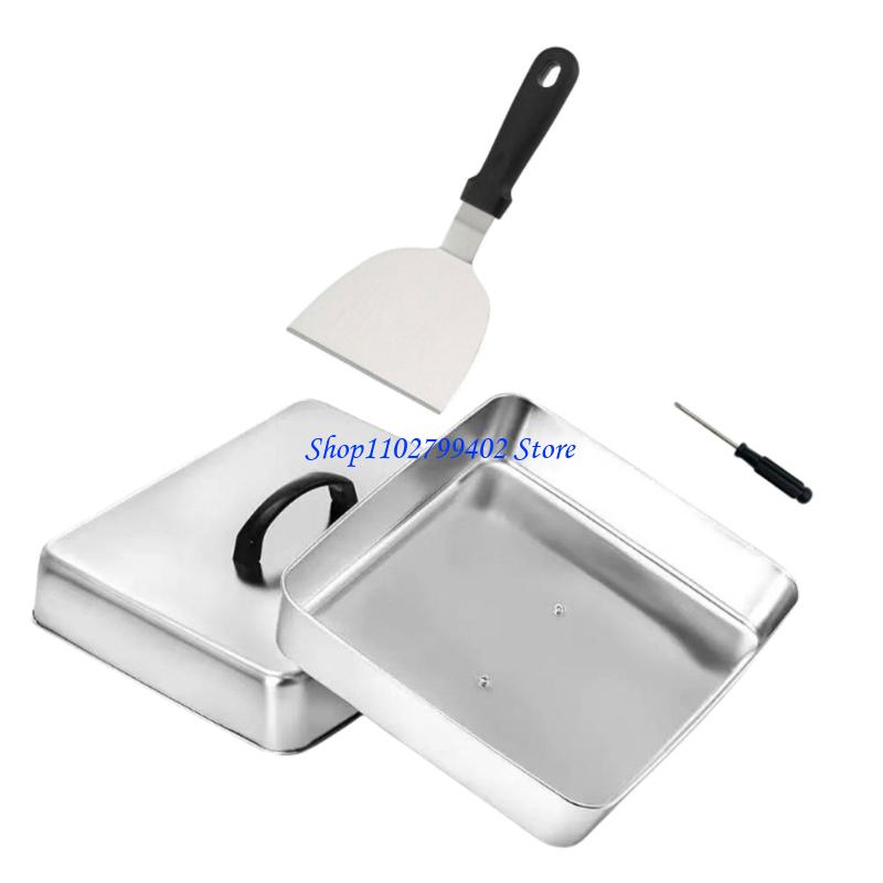 547F Квадратная крышка для при – обзор и цена Camping Cooking Flat Top