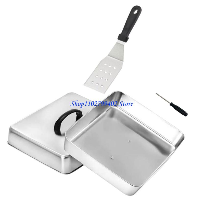 547F Квадратная крышка для при – обзор и цена Camping Cooking Flat Top