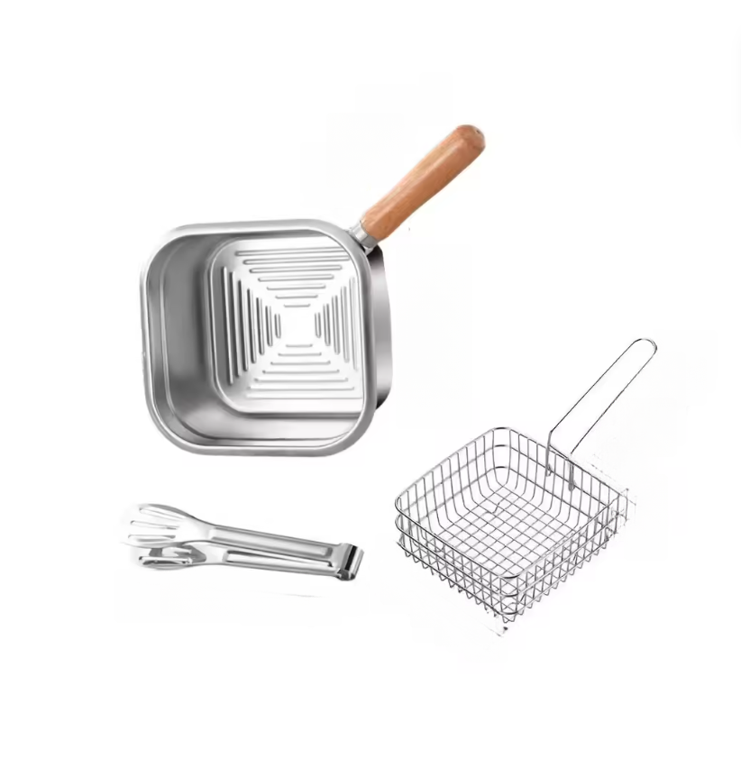 Набор из 3 предметов: квадратн – обзор и цена Camping Cooking Set Detachable Handle