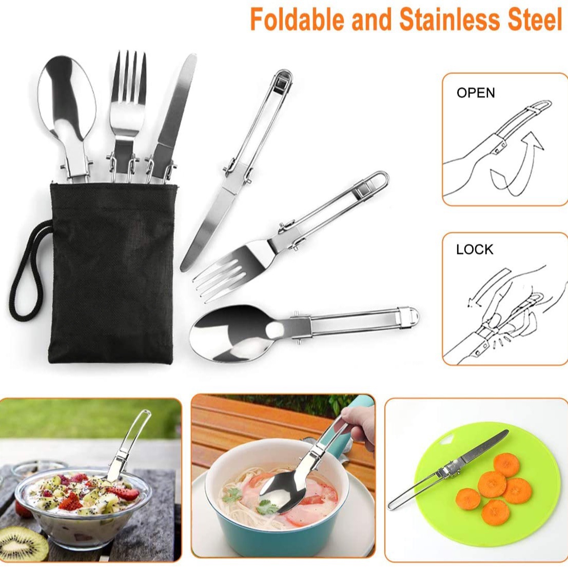 Полный набор для кемпинга на 2 – обзор и цена Camping Cooking Set With Kettle