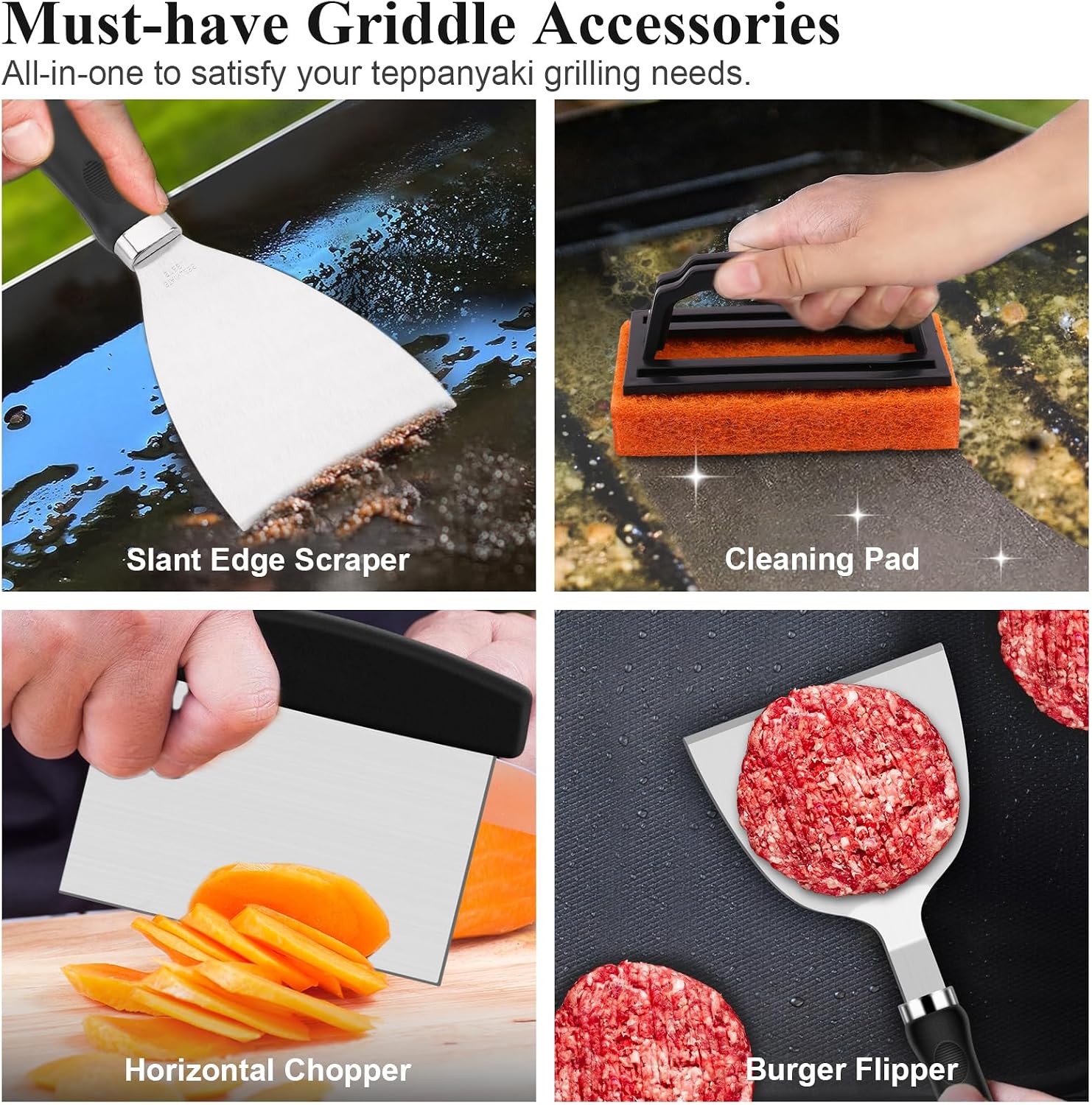 Набор из 27 предметов для грил – обзор и цена Camping Cooking Flat Top