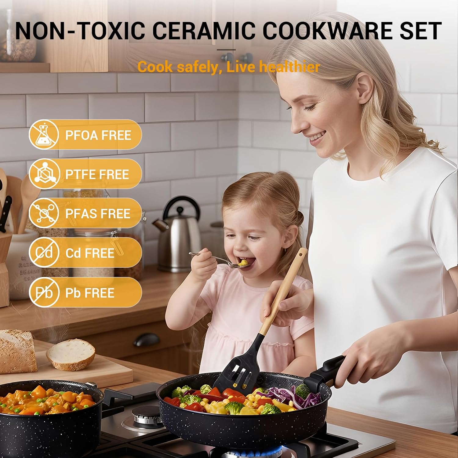 Набор из 21 предмета: антиприг – обзор и цена Camping Cooking Set Detachable Handle