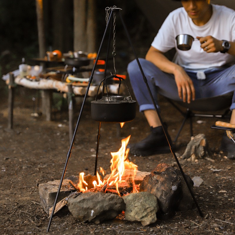 Портативная подставка-тренога  – обзор и цена Camping Cooking Tripod
