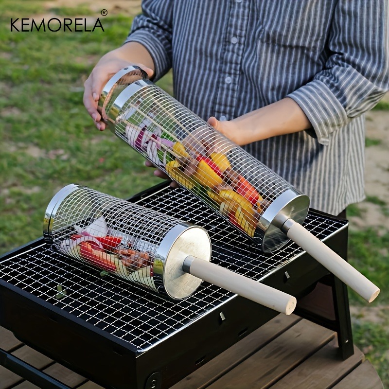 Набор круглых корзин для гриля – обзор и цена Camping Cooking Basket