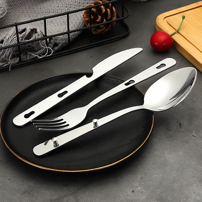 3 шт./компл., портативная посу – обзор и цена Camping Cooking Knife Set