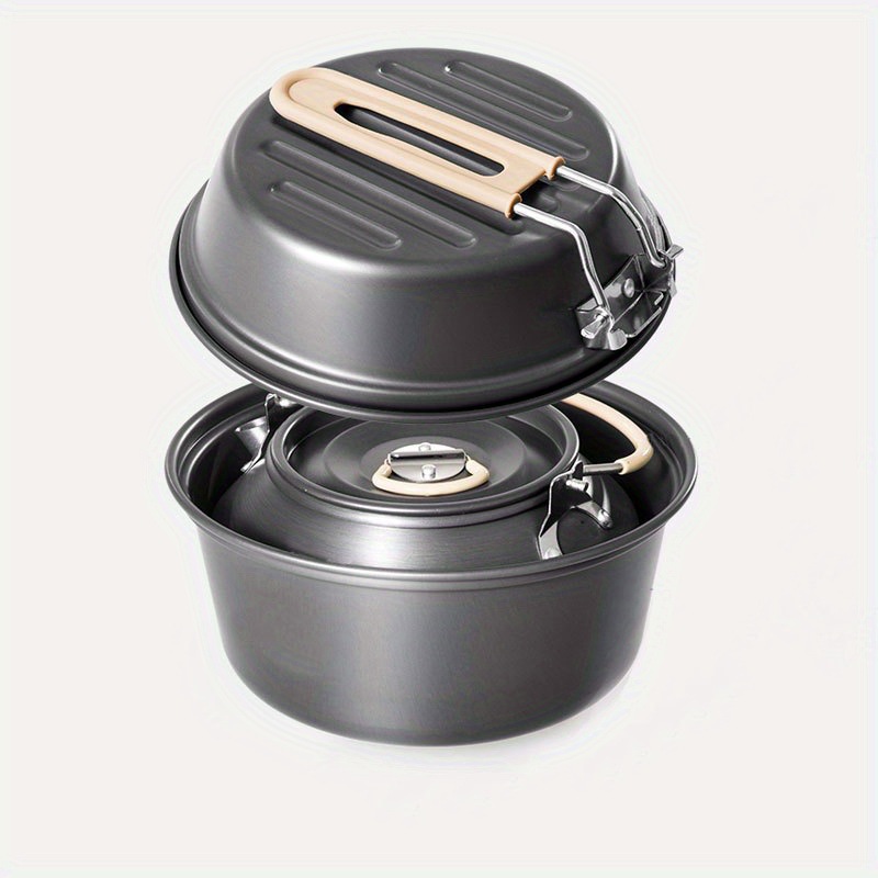 Походный набор для приготовлен – обзор и цена Camping Cooking Set With Kettle
