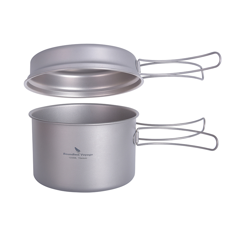 Титановая сковорода Boundless  – обзор и цена Camping Cooking Set With Kettle