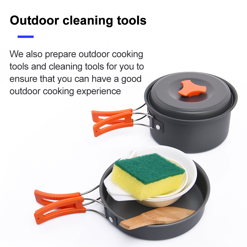 Набор посуды Widesea для кемпи – обзор и цена Camping Cooking Set With Kettle