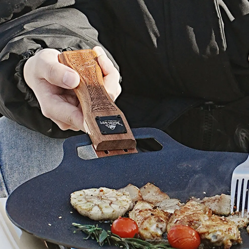 1 шт. Наружная сковорода-гриль – обзор и цена Camping Cooking Set Detachable Handle