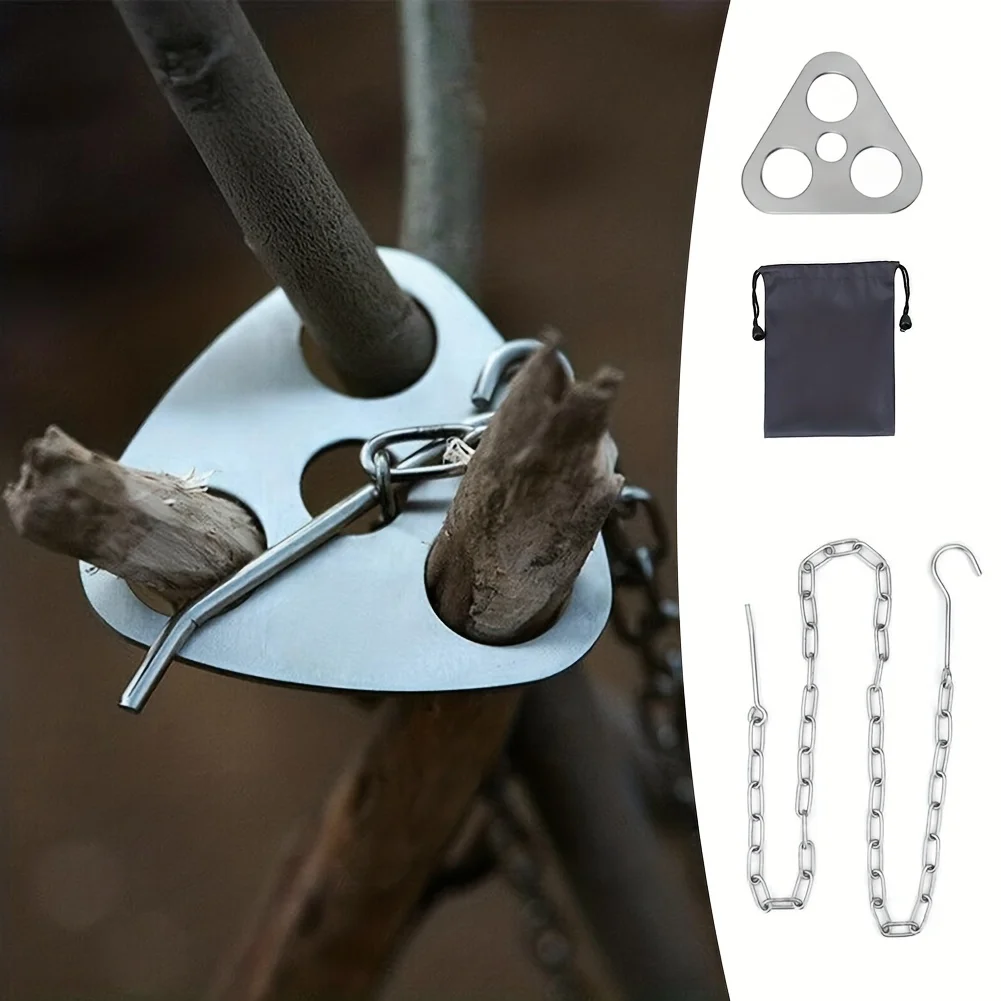 Открытый штатив для барбекю, п – обзор и цена Camping Cooking Tripod