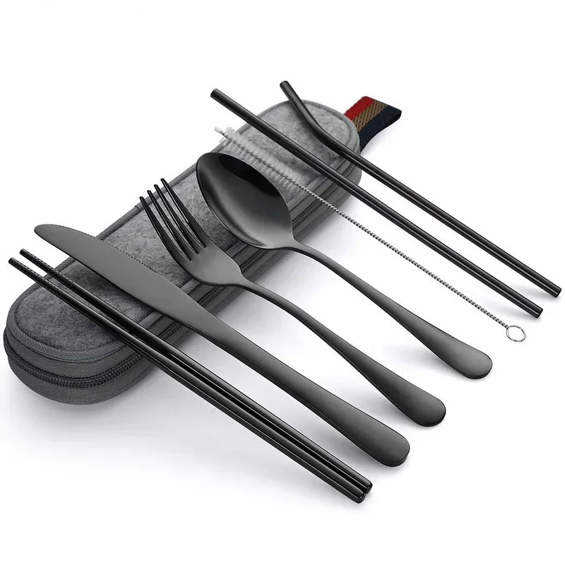 8 шт./набор, многоразовые доро – обзор и цена Camping Cooking Knife Set