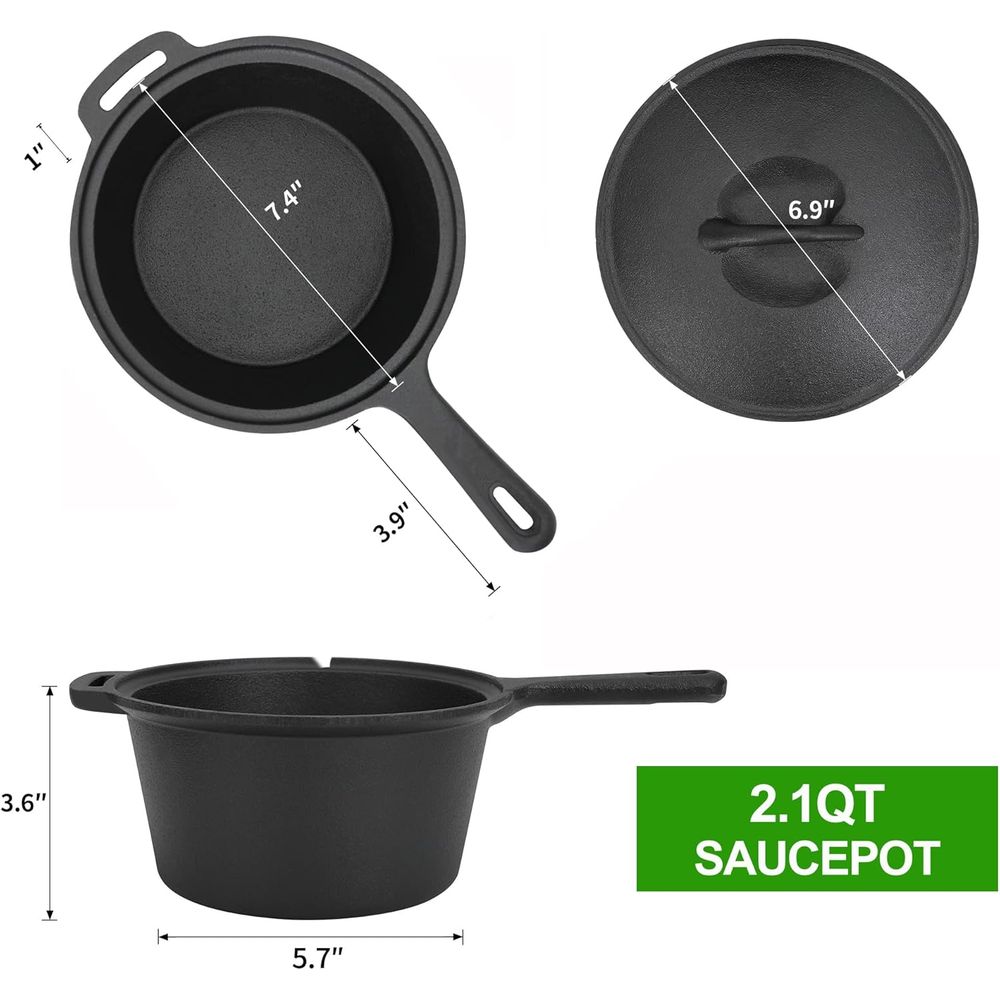 Набор из 8 предметов: чугунная – обзор и цена Skillet Cast Iron Camp