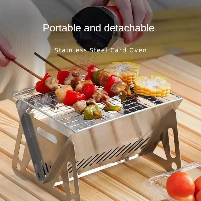 Портативный складной гриль для – обзор и цена Camping Cooking Tripod