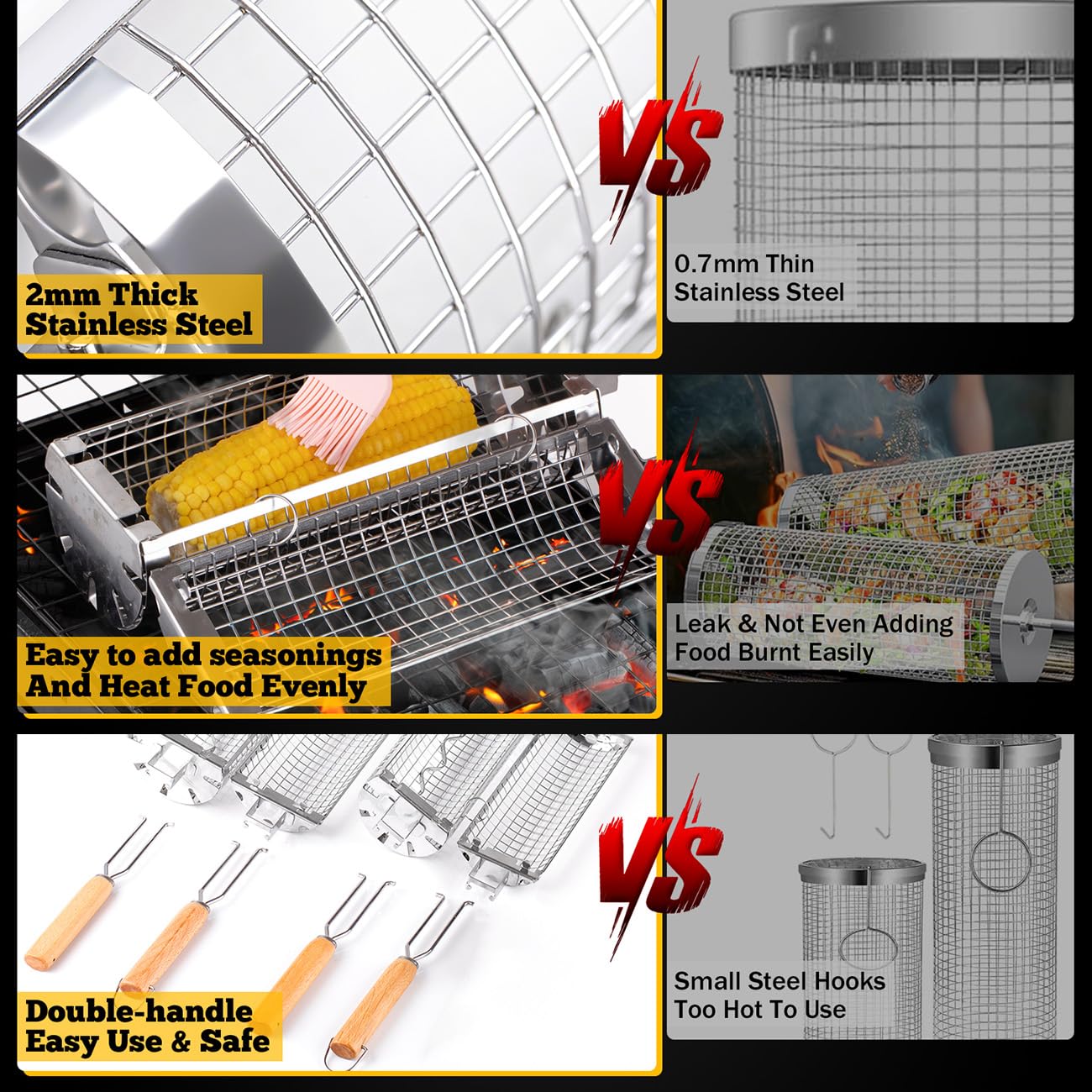BUYYES корзина для барбекю, се – обзор и цена Camping Cooking Basket